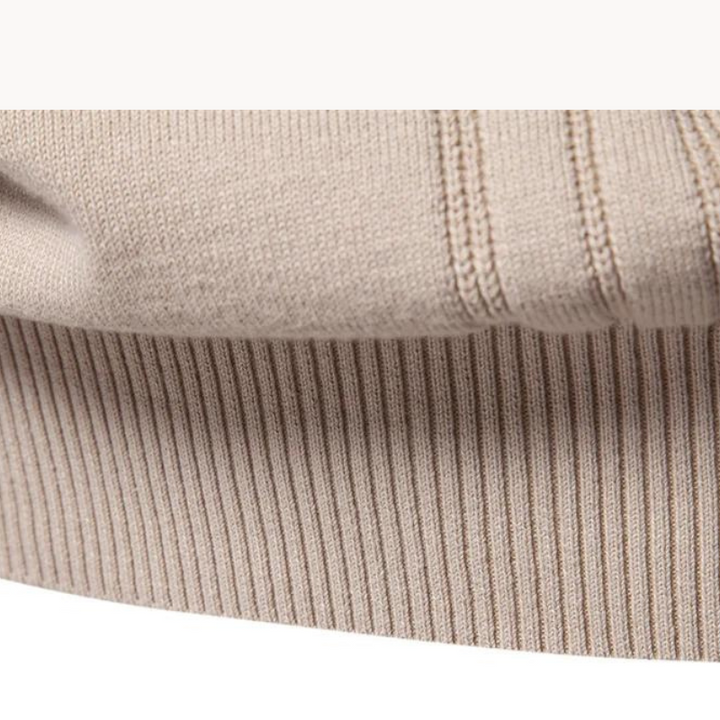 Dean | Argyle Ribbed-Trim Sweater for Men