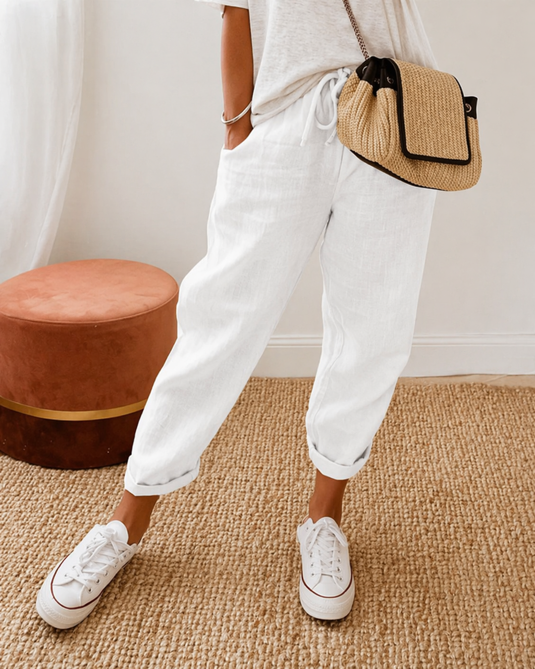 Harper | Women's Relaxed-Fit Trousers Lightweight Casual Pants