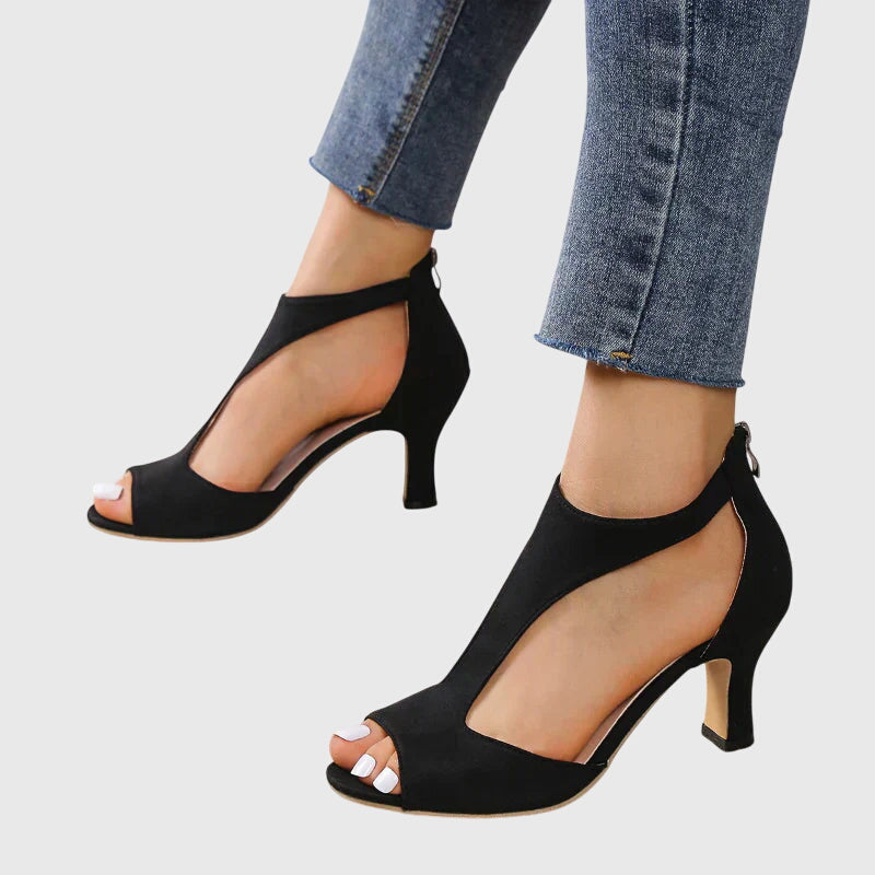 Diana | Slingback Wedge Sandals with Ankle Strap for Women