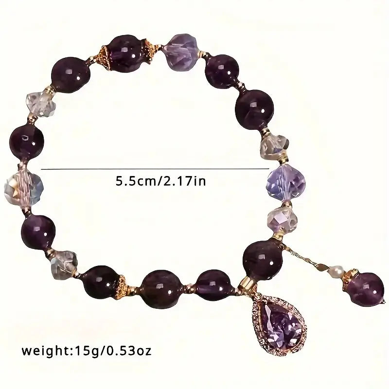 Polished Natural Crystal Bracelet