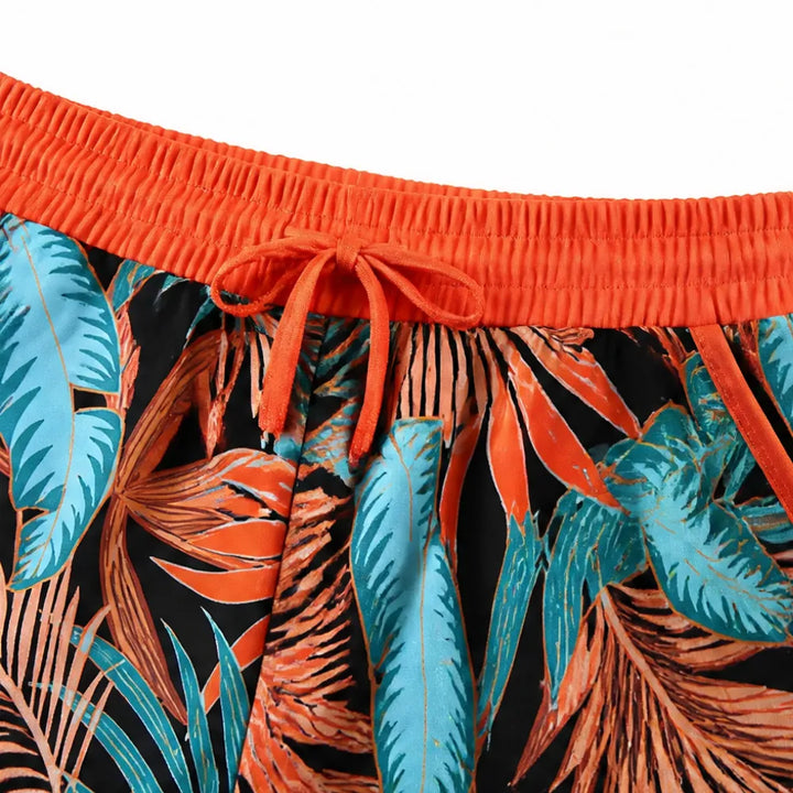 Aleida | Women's Colourblock Tankini and Drawstring Shorts Swim Set