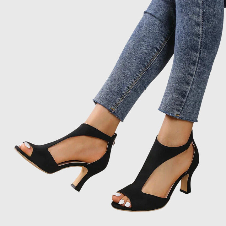 Diana | Slingback Wedge Sandals with Ankle Strap for Women