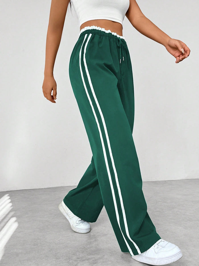 Margot | Women's High-Waist Joggers with Side Stripes