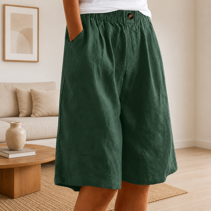 Ingrid | Women's Relaxed-Fit Shorts with Elastic Waist