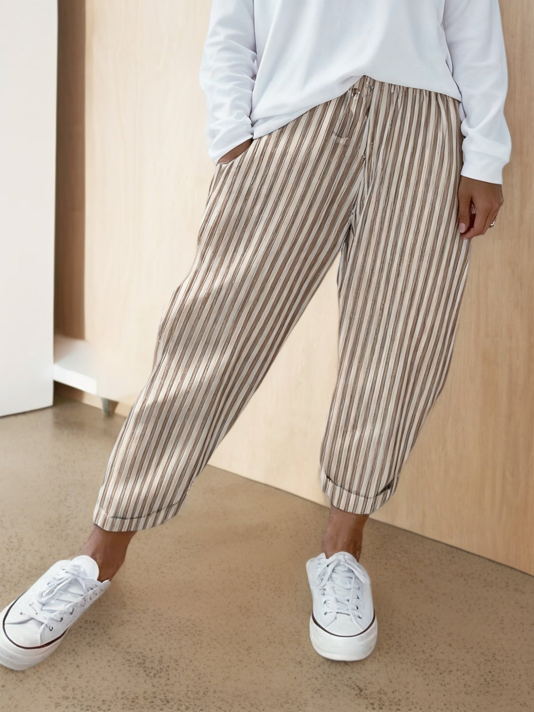 Hedda | Women's Relaxed-Fit Striped Trousers