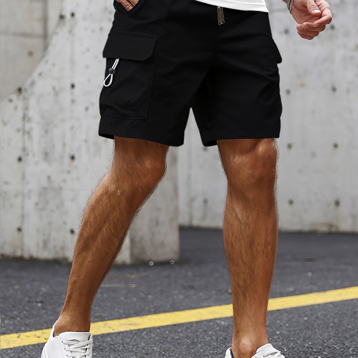 Magnus | Men's Cargo Bermuda Shorts with Drawstring Waist