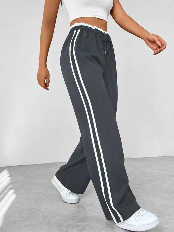 Margot | Women's High-Waist Joggers with Side Stripes