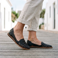 Nadelle | Women's Woven Flat Sandals Open-Toe Slip-On