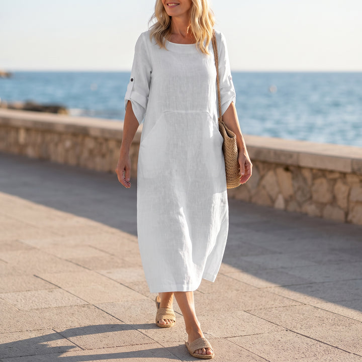 Aurora | Women's Maxi Dress Relaxed-Fit V-Neck – Weekend Errands