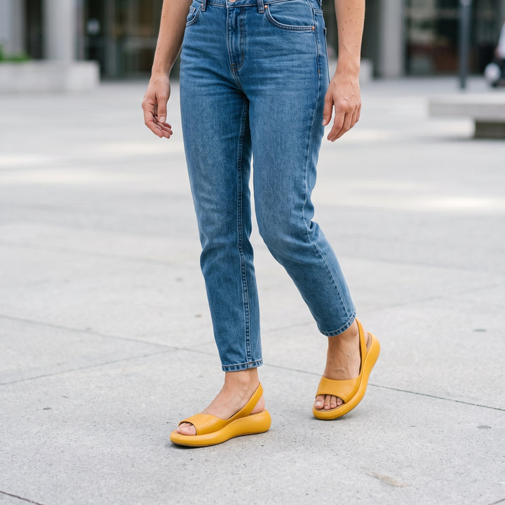 Naomi | Women's Platform Open-Toe Slingback Sandals