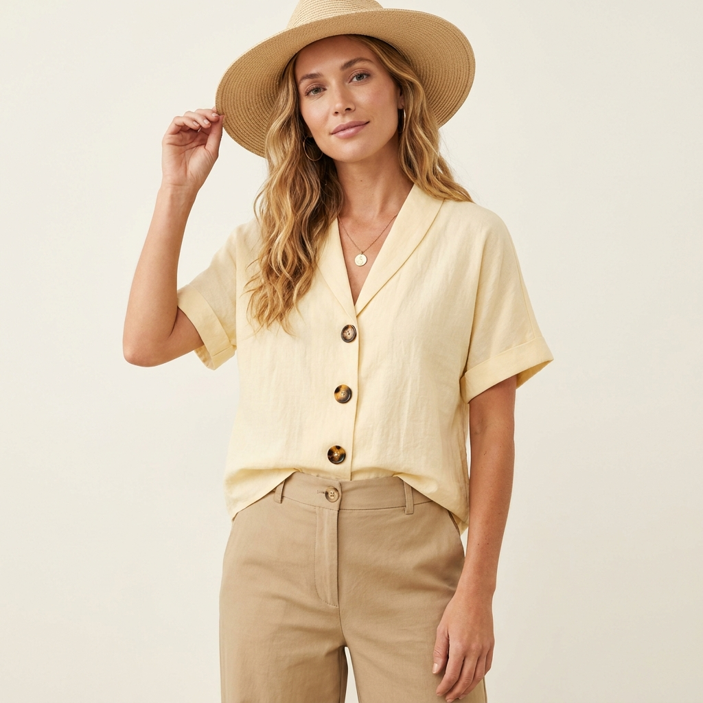 Ava | Women's Wrap Neck Elegant Blouse