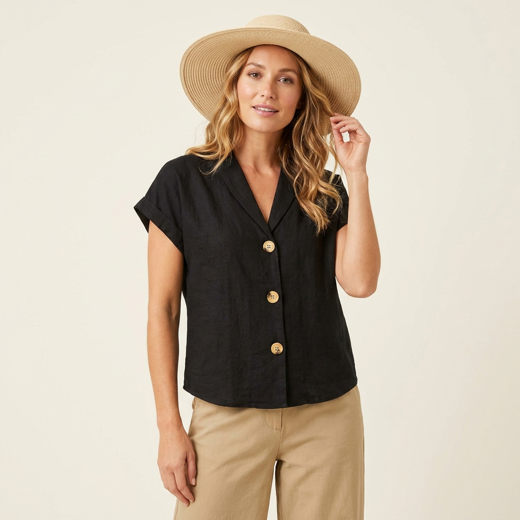 Ava | Women's Wrap Neck Elegant Blouse