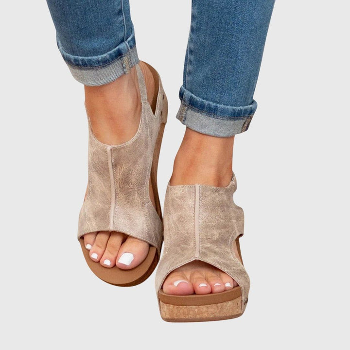 Dahlia | Women's Platform Sandals Open-Toe Chunky Sole