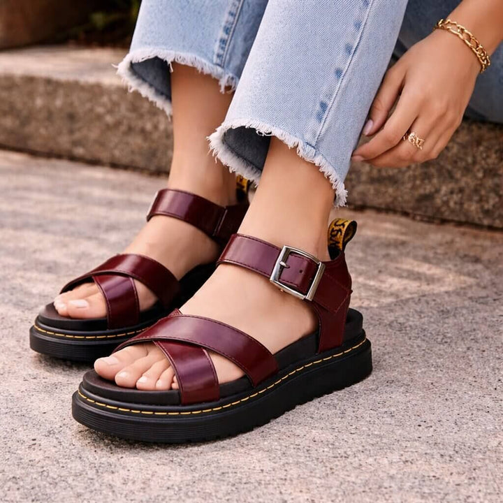 Franka | Women's Platform Sandal – Open-Toe Comfort Everyday