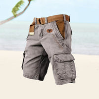 Marcus | Men's Cargo Shorts with Button Front and Pockets