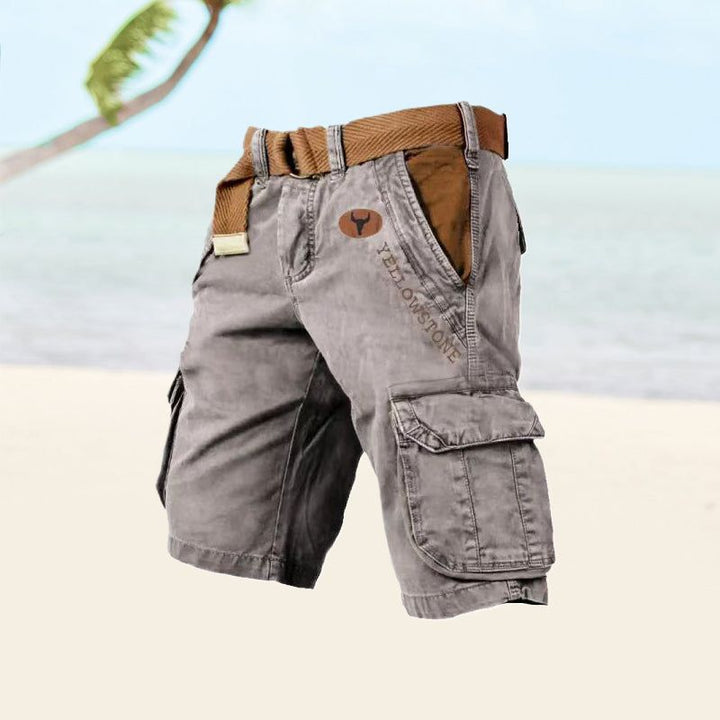 Marcus | Men's Cargo Shorts with Button Front and Pockets