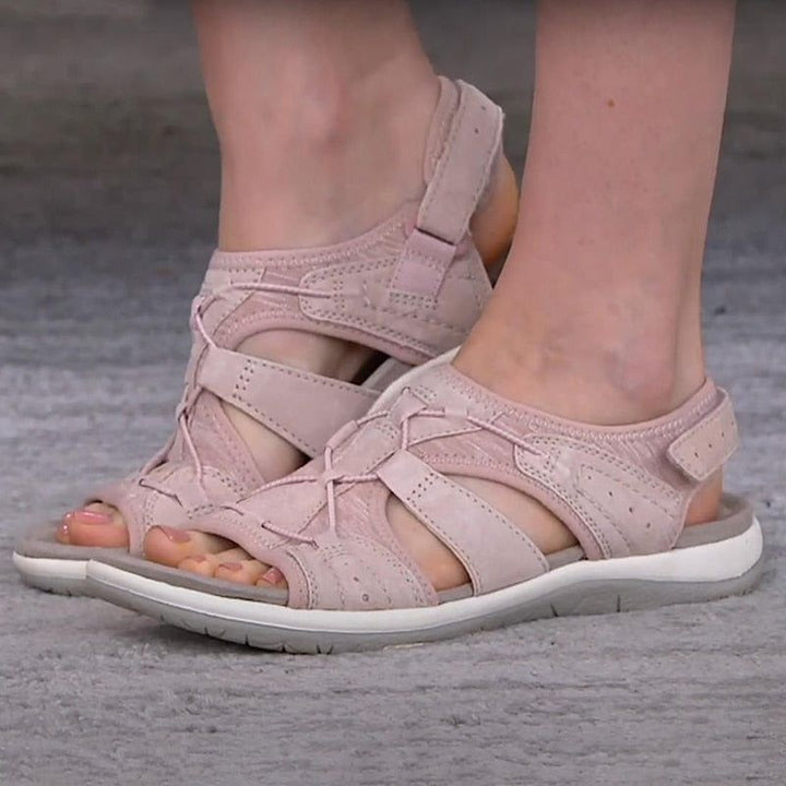 Fleur | Women's Sandal Cut-Out Detail Slip-On – Summer Weekend Errands