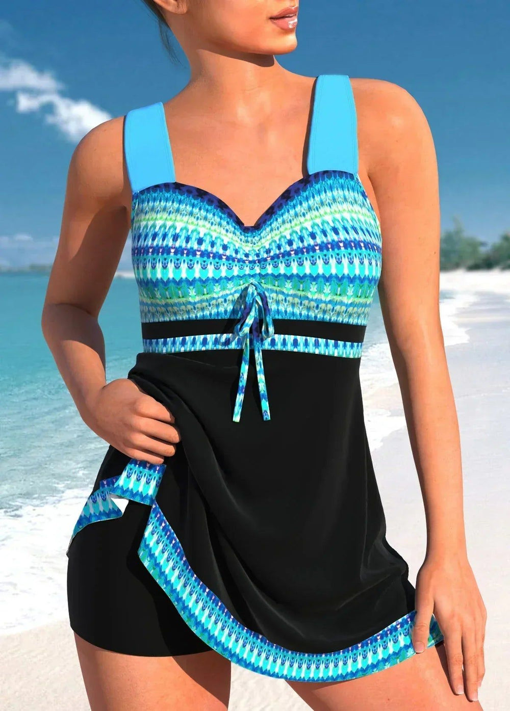Aafke | One-Shoulder Streamlined One-Piece Swimsuit with Back Detail