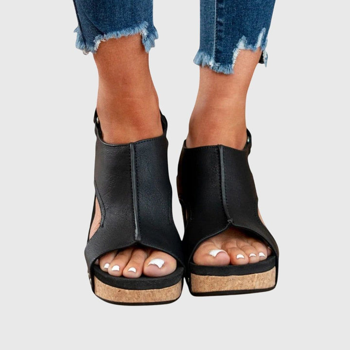 Dahlia | Women's Platform Sandals Open-Toe Chunky Sole