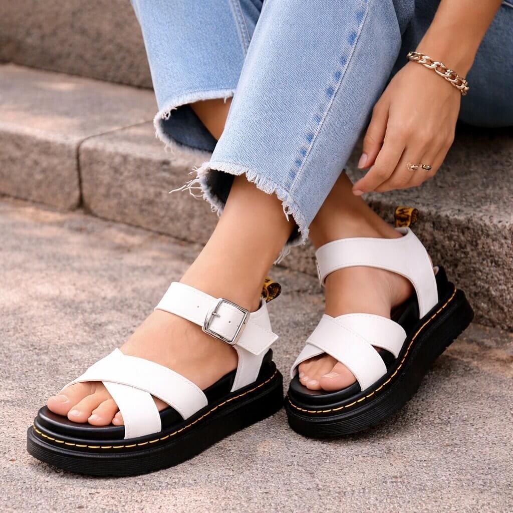 Franka | Women's Platform Sandal – Open-Toe Comfort Everyday