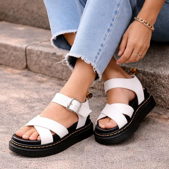 Franka | Women's Platform Sandal – Open-Toe Comfort Everyday