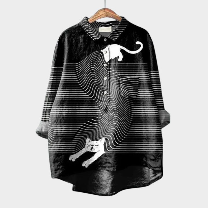 Anouk | Women's V-Neck Long Sleeve Blouse – Casual Outings
