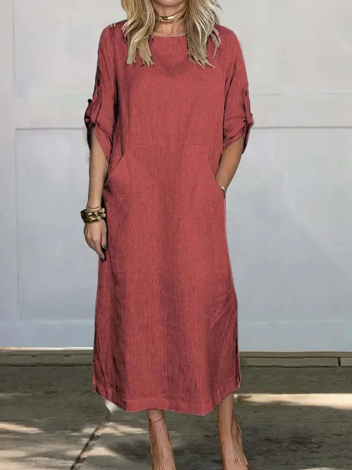 Aurora | Women's Maxi Dress Relaxed-Fit V-Neck – Weekend Errands