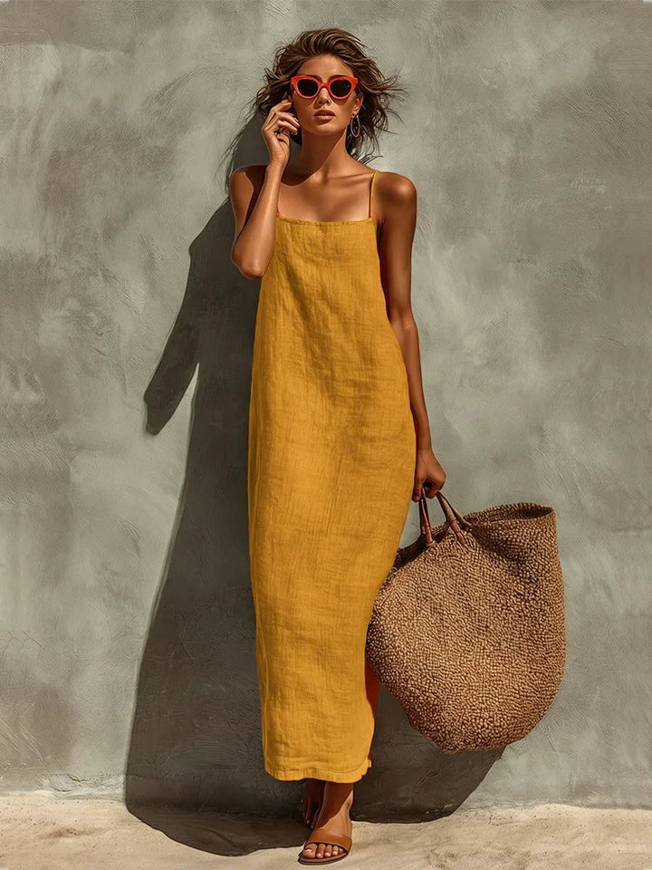 Bo | Women's Maxi Dress Spaghetti Strap Boho Beach Look