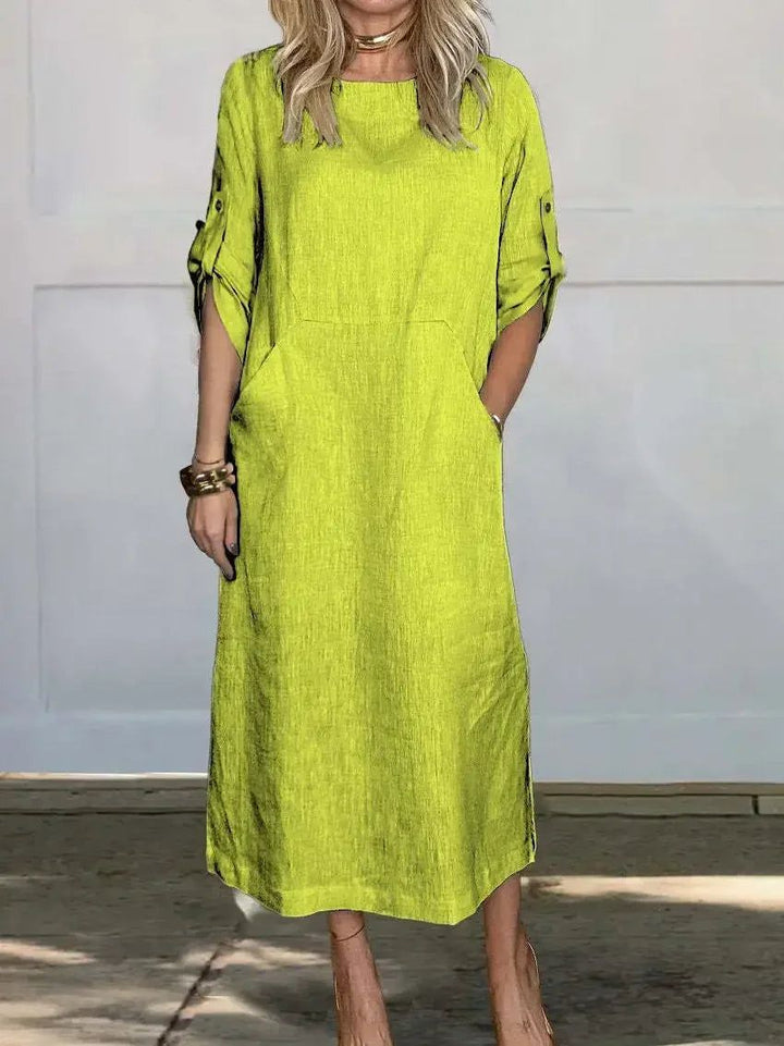 Aurora | Women's Maxi Dress Relaxed-Fit V-Neck – Weekend Errands