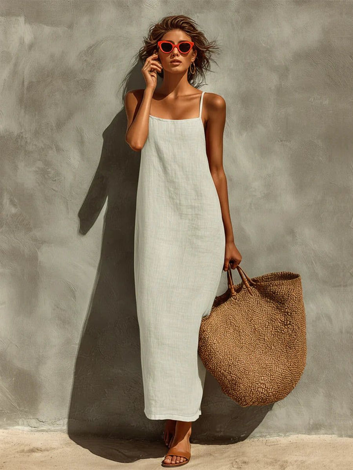 Bo | Women's Maxi Dress Spaghetti Strap Boho Beach Look
