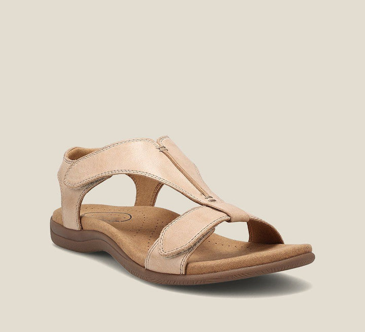 Dahlia | Women's Open-Toe Sandals T-Strap Slip-On Summer