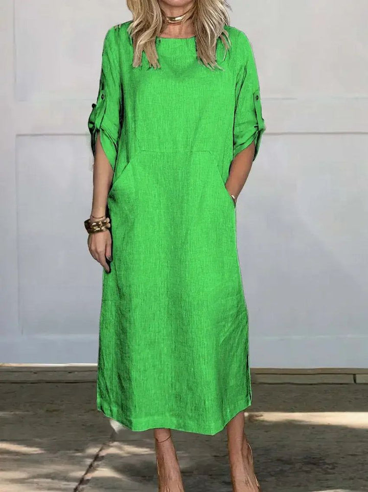 Aurora | Women's Maxi Dress Relaxed-Fit V-Neck – Weekend Errands