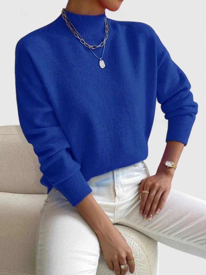 Mirthe | Ribbed Turtleneck Knit Sweater for Women