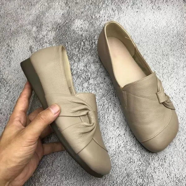 Sabrina | Embossed Wedge Loafers with Cushioned Support for Women
