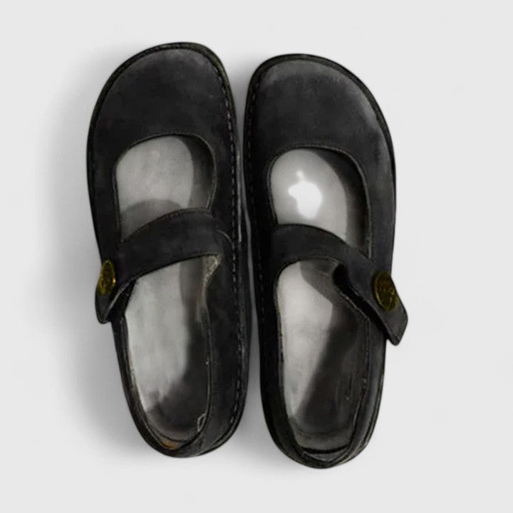Marisienne | Adjustable Strap Slingback Sandals with Round Toe