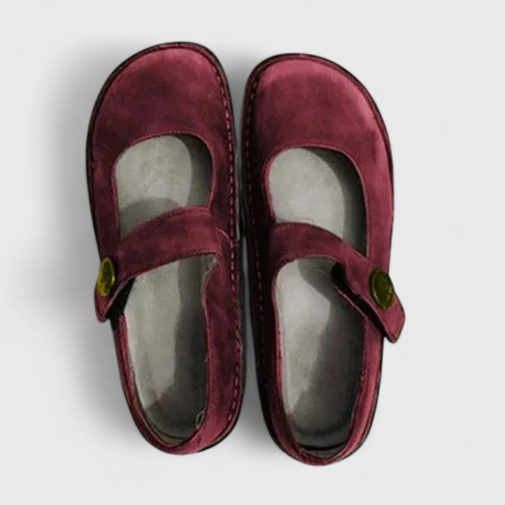 Marisienne | Adjustable Strap Slingback Sandals with Round Toe