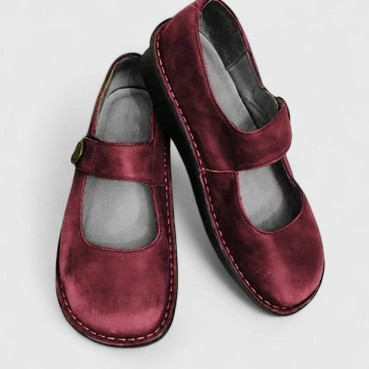 Marisienne | Adjustable Strap Slingback Sandals with Round Toe
