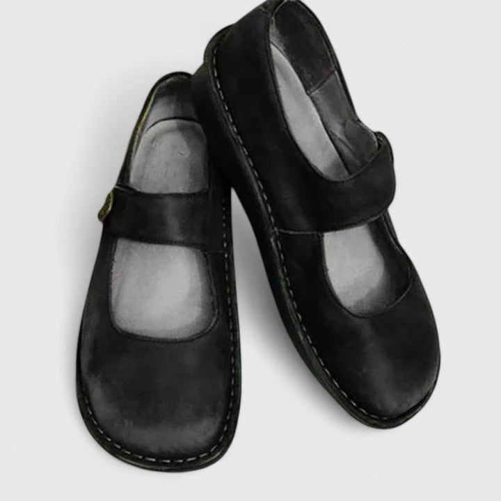 Marisienne | Adjustable Strap Slingback Sandals with Round Toe