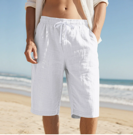 Wesley | Men's Drawstring Pull-On Chino Shorts