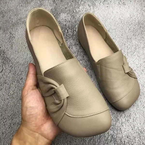 Sabrina | Embossed Wedge Loafers with Cushioned Support for Women