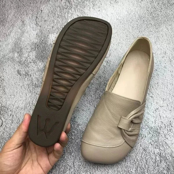 Sabrina | Embossed Wedge Loafers with Cushioned Support for Women