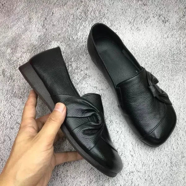 Sabrina | Embossed Wedge Loafers with Cushioned Support for Women