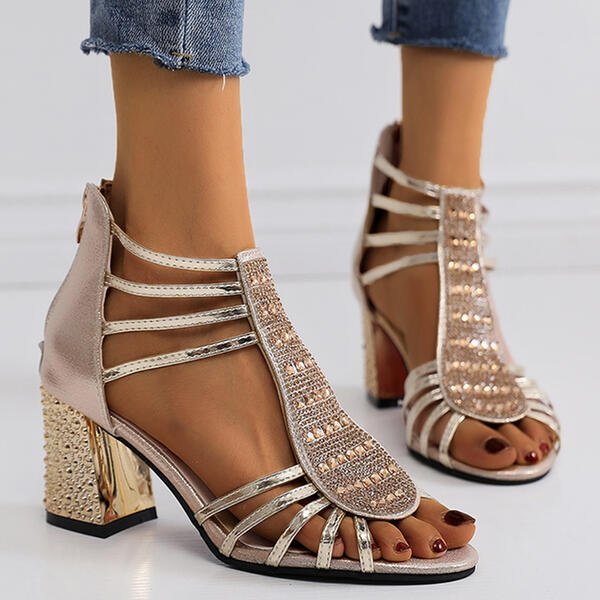 Emilia | Slingback Heel Sandals with Ankle Strap for Women