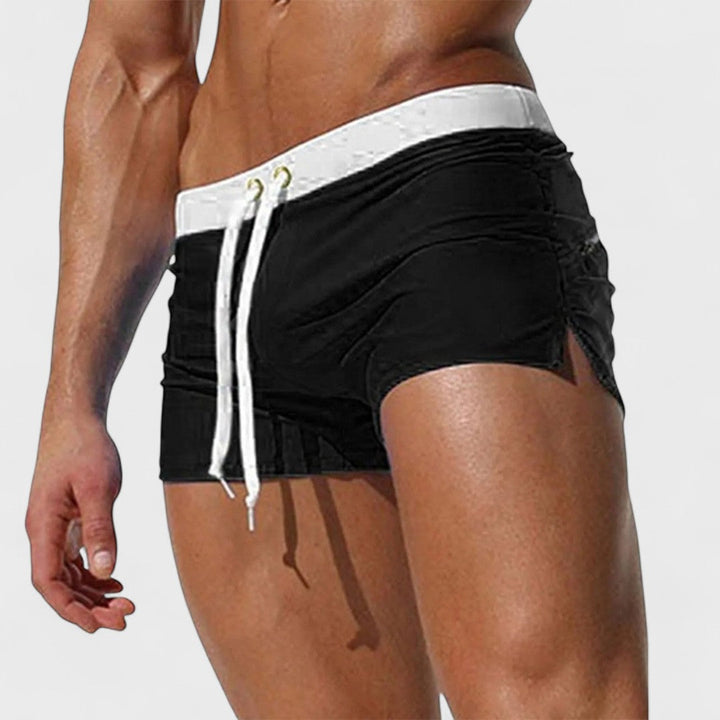 Lucas | Men's Drawstring Swim Shorts with Pockets