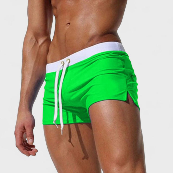 Lucas | Men's Drawstring Swim Shorts with Pockets